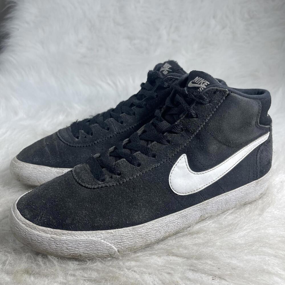 Nike SB Bruin Hi Shoes women black Size 8 DR0126 001